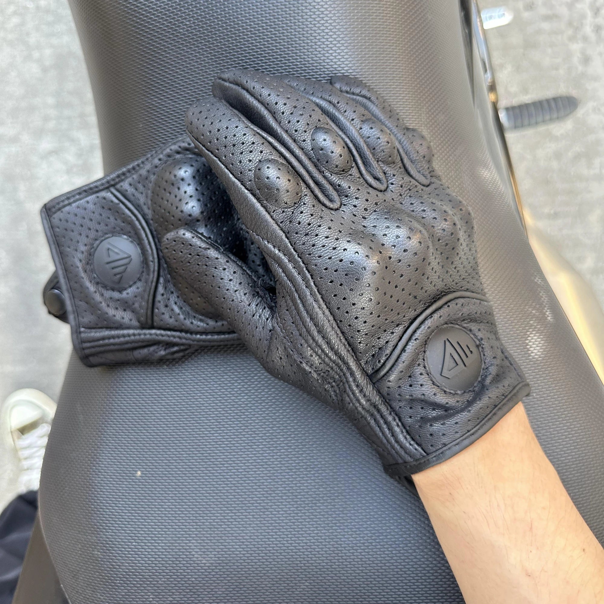 Motorcycle Gloves Men Women Moto Leather Cycling Winter Glove Motorbike Motorcross ATV Motor New S - 3XL XXL Bicycle Protection - Ammpoure Wellbeing