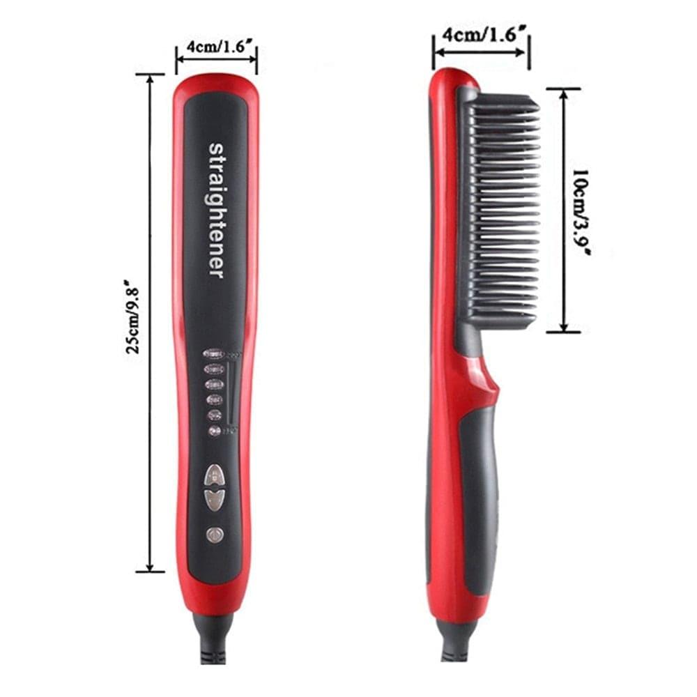 Multifunctional Hair Straightener Comb Anti - Scald Hair Straightening Brush Comb Fast Heating Hair Straightener - Ammpoure Wellbeing