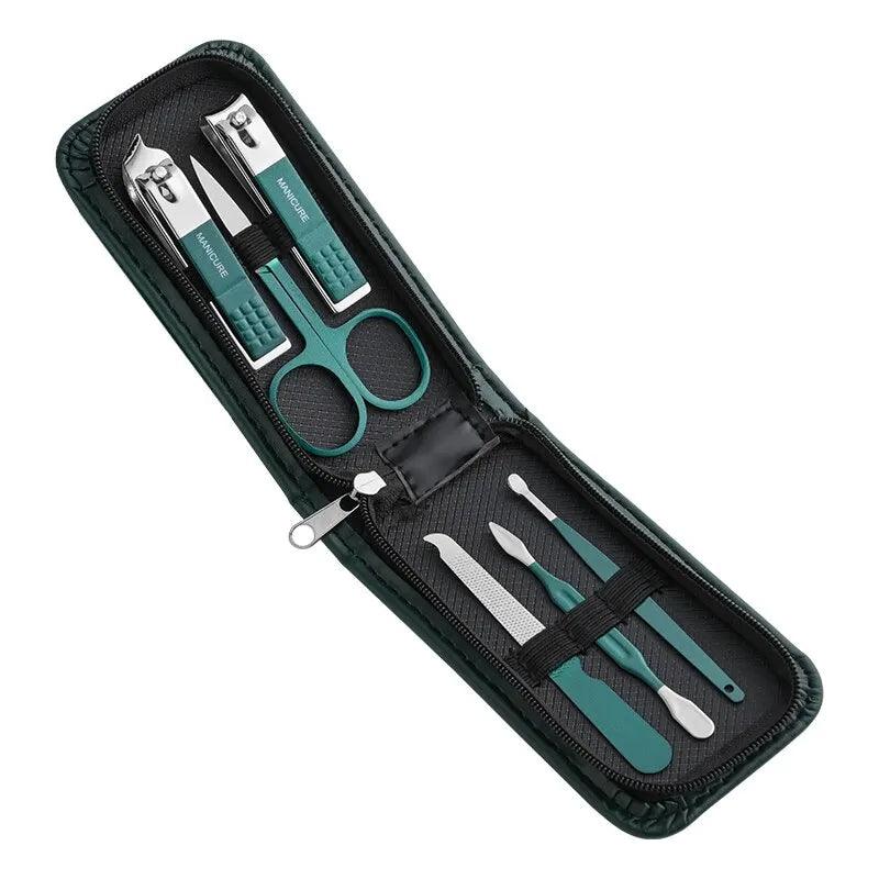 Nail Scissors Set Household High End Mens And Womens Special Nail Clippers Manicure Beauty Tools 6 Piece Portable Household - Ammpoure Wellbeing