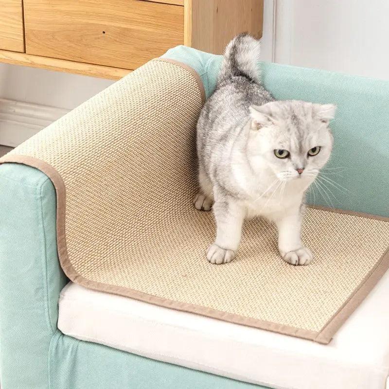 Natural Bamboo Cat Scratcher Sofa Mats Board Cat Scratch for Sharpen Nails Scraper Pet Tree Toys Chair Sofa Furniture Protector - Ammpoure Wellbeing