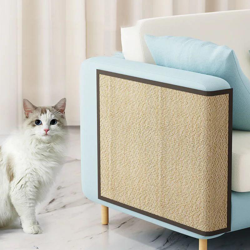 Natural Bamboo Cat Scratcher Sofa Mats Board Cat Scratch for Sharpen Nails Scraper Pet Tree Toys Chair Sofa Furniture Protector - Ammpoure Wellbeing