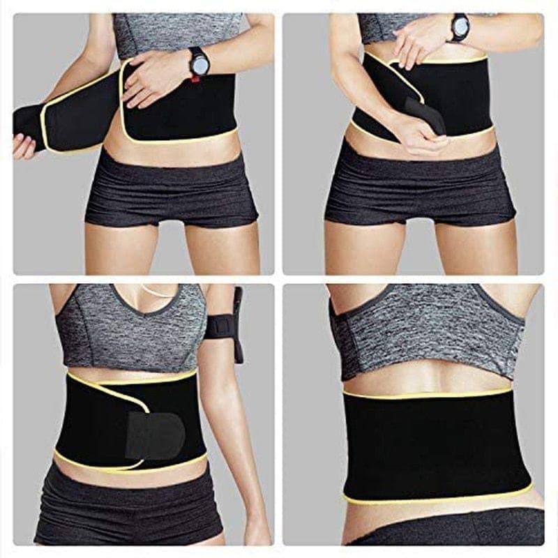 Neoprene Sauna Slimming Belt Adjustable Women, Body Shaper - Ammpoure Wellbeing