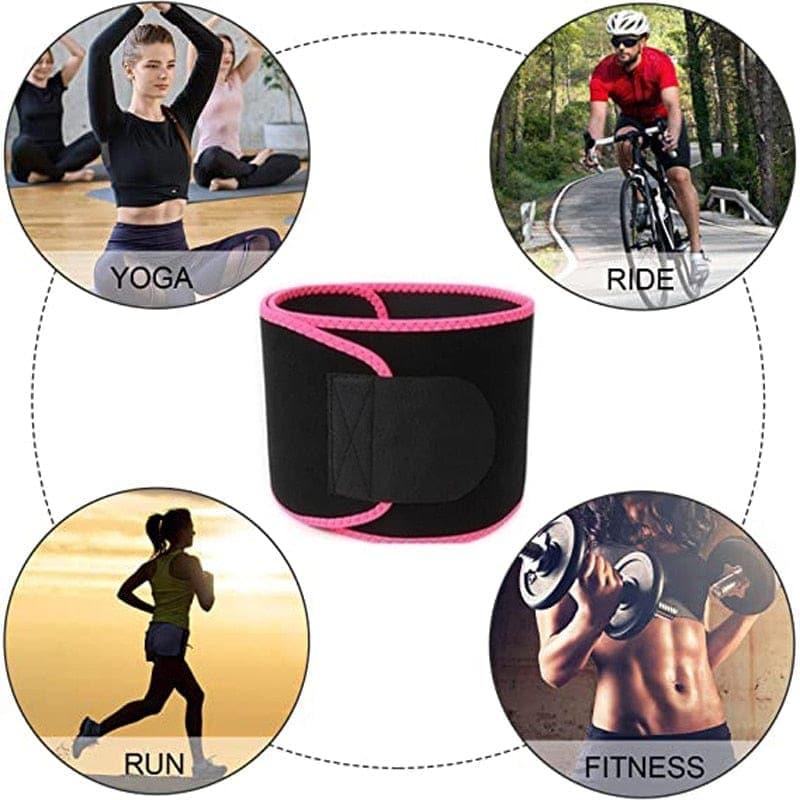 Neoprene Sauna Slimming Belt Adjustable Women, Body Shaper - Ammpoure Wellbeing