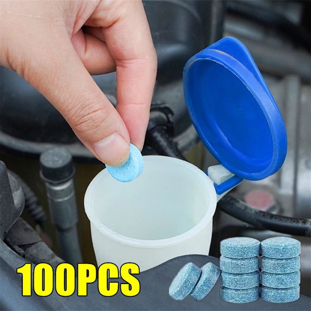 New Car Windshield Cleaner Car Effervescent Tablet Glass Water Solid Cleaner Universal Automobile Accessories Spray Cleaner - Ammpoure Wellbeing