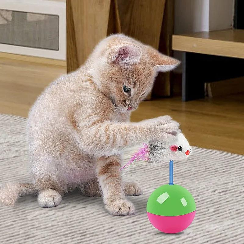New cat toys set Mouse not tumbler fun teasing cats and dogs self high toys pet supplies set of toys teasing cat toys - Ammpoure Wellbeing
