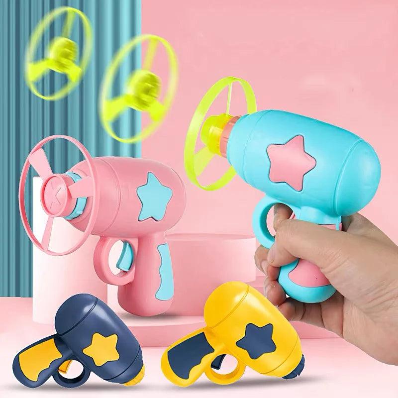 New Funny Cat Toy Interactive Play Pet Training Toy Mini Flying Disc Windmill Catapult Pet Toys Cat Dog Chewing Playing Supplies - Ammpoure Wellbeing