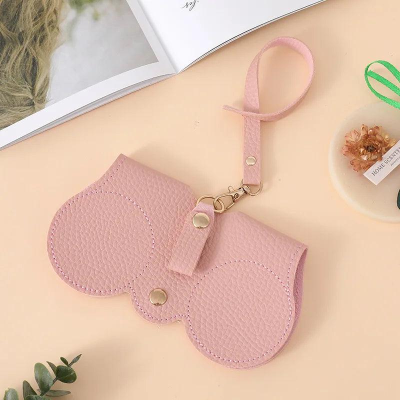 NEW PU Sunglasses Bag Portable Eyeglass Case Sunglasses Protection Cover Cute Eyeglass Clip Simple Eyeglass Bag - Ammpoure Wellbeing