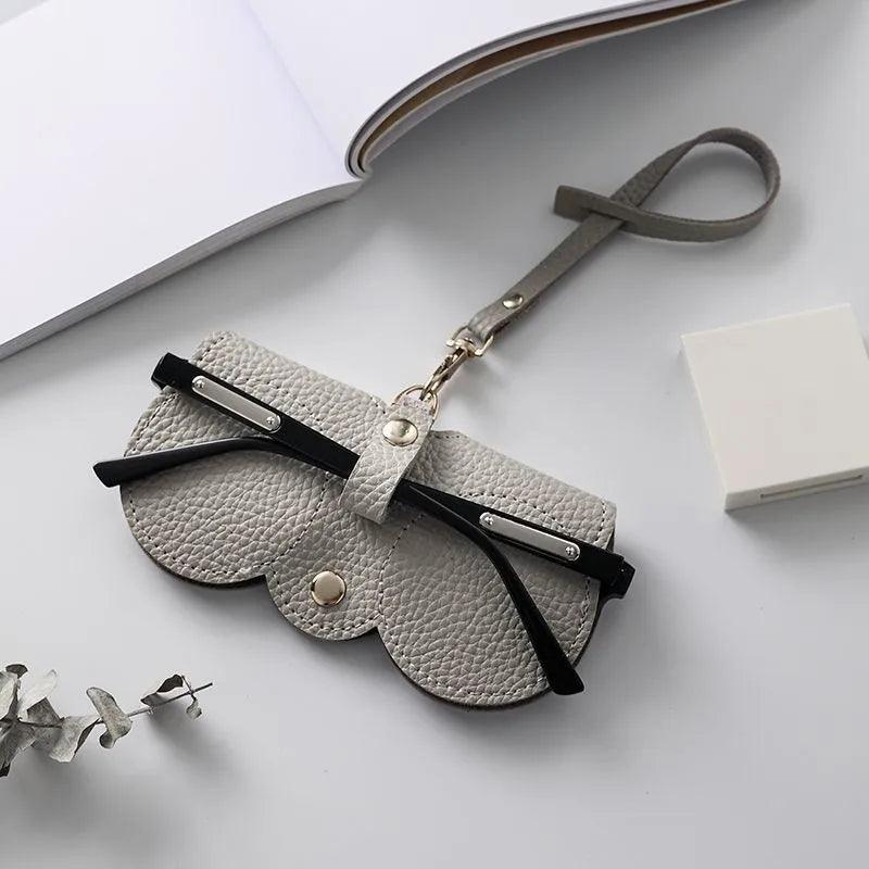 NEW PU Sunglasses Bag Portable Eyeglass Case Sunglasses Protection Cover Cute Eyeglass Clip Simple Eyeglass Bag - Ammpoure Wellbeing