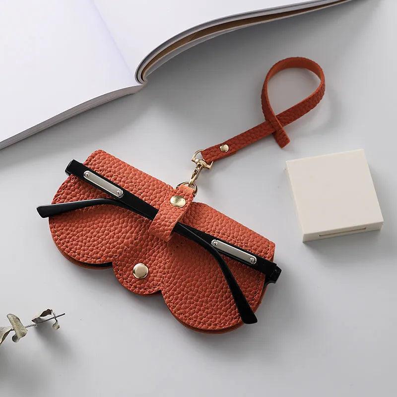 NEW PU Sunglasses Bag Portable Eyeglass Case Sunglasses Protection Cover Cute Eyeglass Clip Simple Eyeglass Bag - Ammpoure Wellbeing