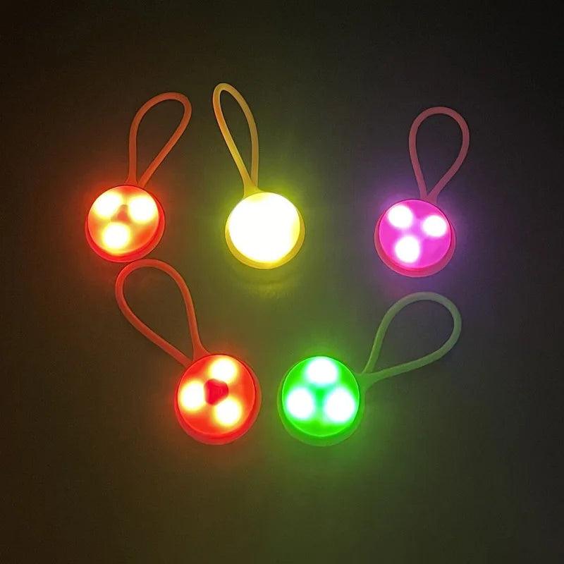 Outdoor Backpack Lights Silicone LED Night Running Warning Light Camping Wind Rope Light Travel Equipment - Ammpoure Wellbeing