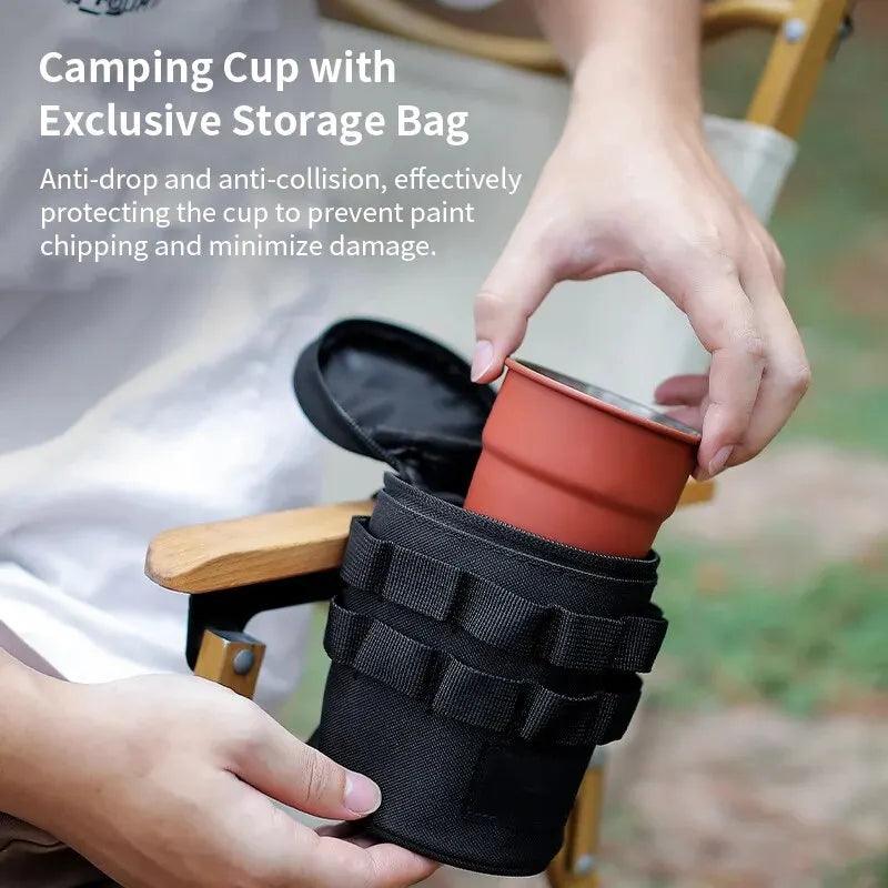 Outdoor Camping Water Cup Storage Bag Tactical Multi - Functional Storage Bag 600D Oxford Cloth Portable Water Cup Protection Bag - Ammpoure Wellbeing