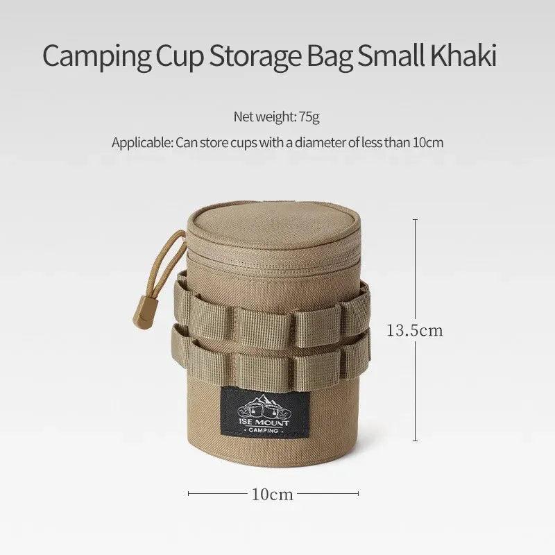 Outdoor Camping Water Cup Storage Bag Tactical Multi - Functional Storage Bag 600D Oxford Cloth Portable Water Cup Protection Bag - Ammpoure Wellbeing