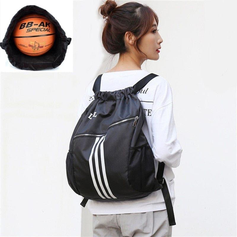 Outdoor Sports Gym Bags Basketball Backpack For Training Bolsas Women Fitness Yoga Bag Drawstring Fitness Bag - Ammpoure Wellbeing