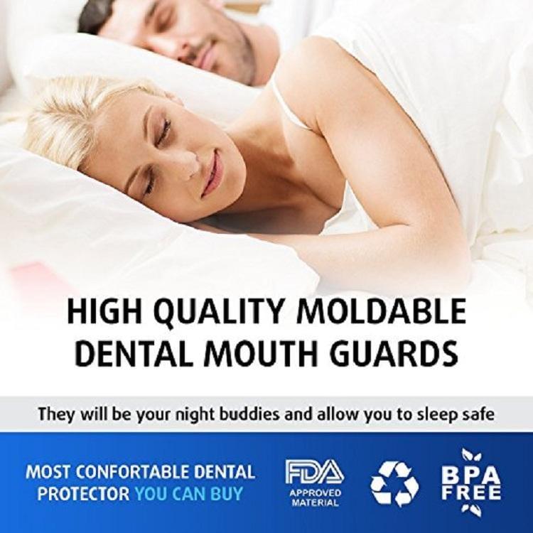 Pack of 4 Teeth Grinding Night Protector Athletic Mouth Guard UK Professional Dental Night Guard - Ammpoure Wellbeing