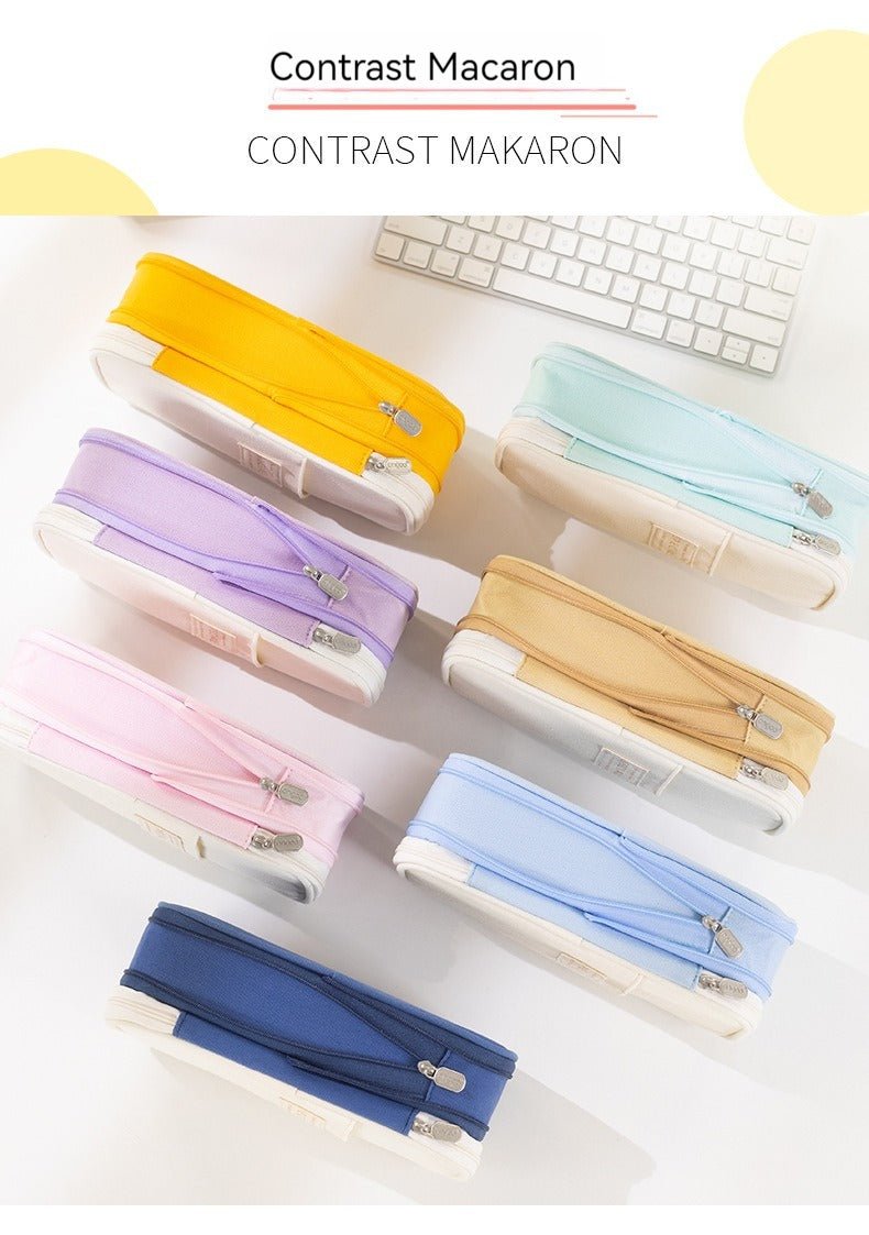 Pencil Cases Large Capacity Pencil Bag Pouch Holder Box for Girls Boy Office Student Stationery Organizer School Supplies - Ammpoure Wellbeing