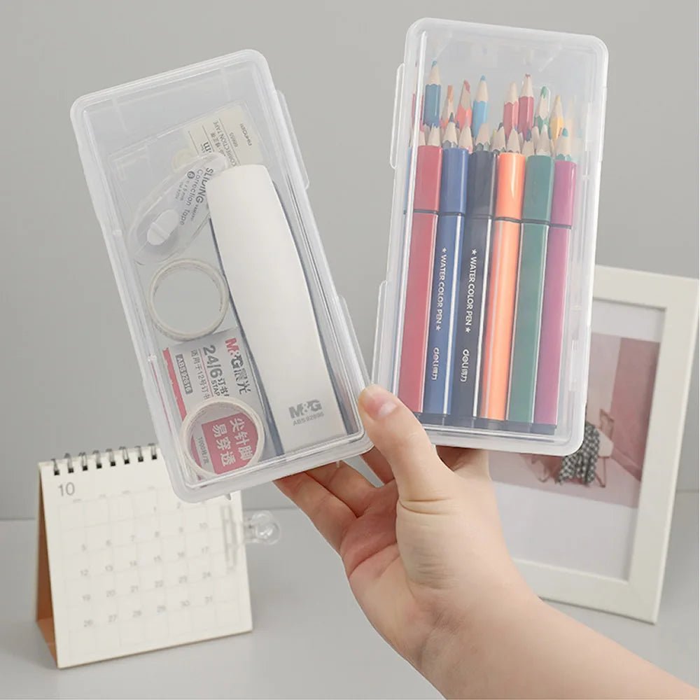 Pencil Cases Useful School Supplies Kawaii Stationery Organizer Bag Astethic Holster DIY Office Pen Box Kits Sacs Pen Box - Ammpoure Wellbeing