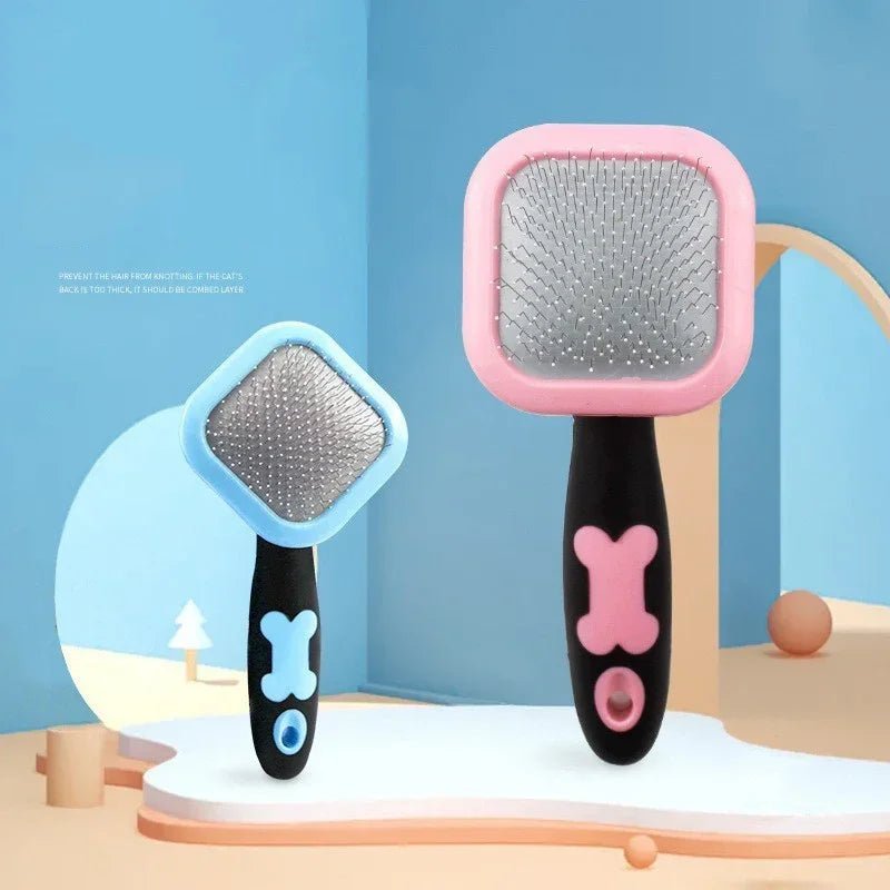 Pet Comb 1PC Cat & Dog Grooming Needle Comb Remove Floating Hair Smooth Hair Sticky Massage Brush Rotatable Pet Supplies - Ammpoure Wellbeing