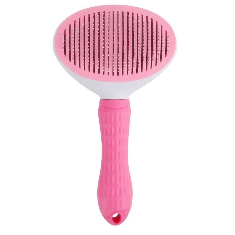 Pet Dog Brush Cat Comb Self Cleaning Pet Hair Remover Brush For Dogs Cats Grooming Tools Pets Dematting Comb Dogs Accessories - Ammpoure Wellbeing