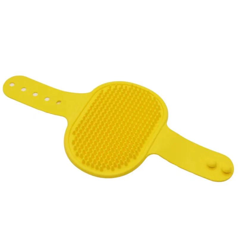 Pet shower brush silicone dog scrub massage brush cat cleaning shower gloves brush pet supplies - Ammpoure Wellbeing