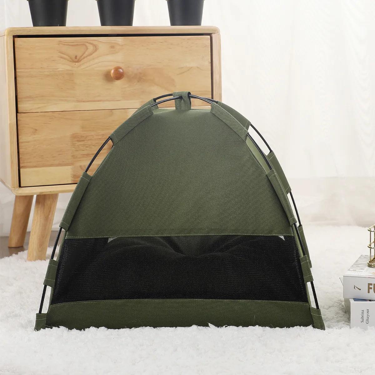 Pet Tent Bed Cats House Supplies Products Accessories Warm Cushions Furniture Sofa Basket Beds Winter Clamshell Kitten Tents Cat - Ammpoure Wellbeing