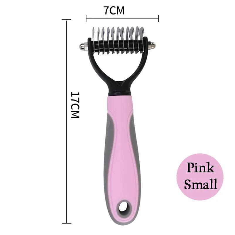 Pets Fur Knot Cutter Dog Pet Deshedding Tools Pet Cat Hair Removal Comb Brushes Dogs Grooming Shedding Supplies - Ammpoure Wellbeing