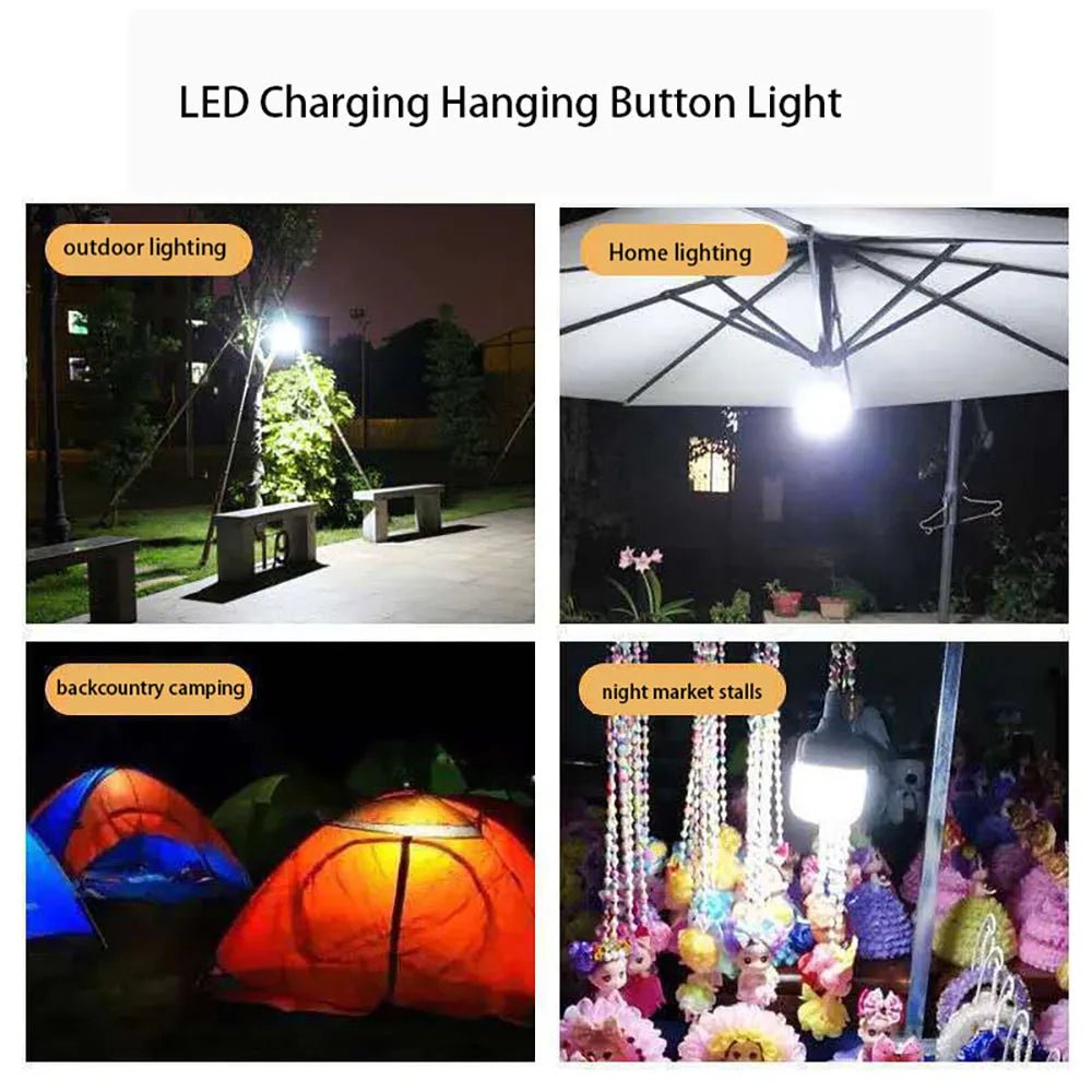 Portable Camping Lights Rechargeable lamp Led Light Lantern Emergency Bulb High Power Tents Lighting Flashlight Equipment Bulb - Ammpoure Wellbeing