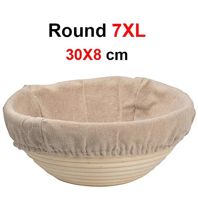 Rattan Bread Proofing Basket Natural Oval Rattan Wicker Dough Fermentation Sourdough Banneton Bread Basket - Ammpoure Wellbeing