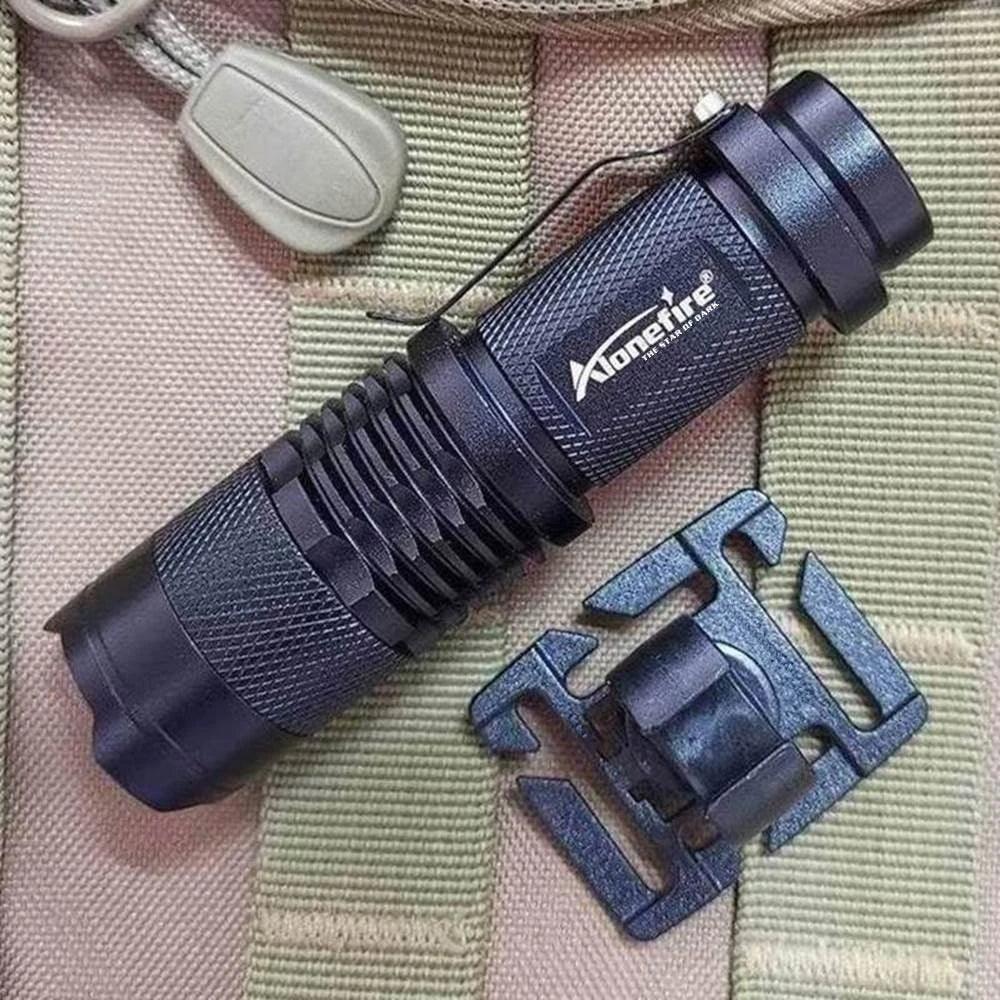 Ring Flashlight Work Backpack Lamp Outdoor Hike Climb Pack Light Holder Water Pipe Pole Tool Clamp Shoulder Tape Clip - Ammpoure Wellbeing