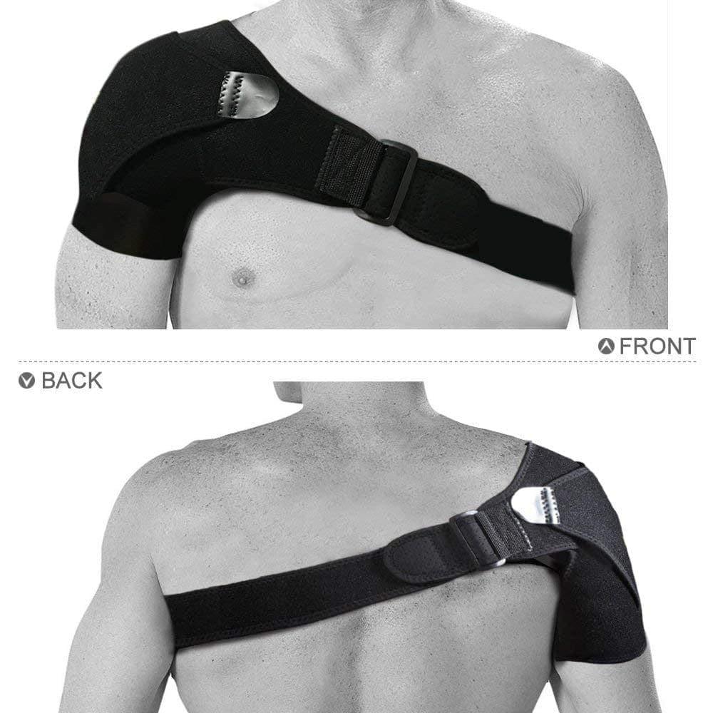 Shoulder Brace with Pressure Pad Neoprene Shoulder Support Shoulder Pain Ice Pack Shoulder Compression Sleeve - Ammpoure Wellbeing