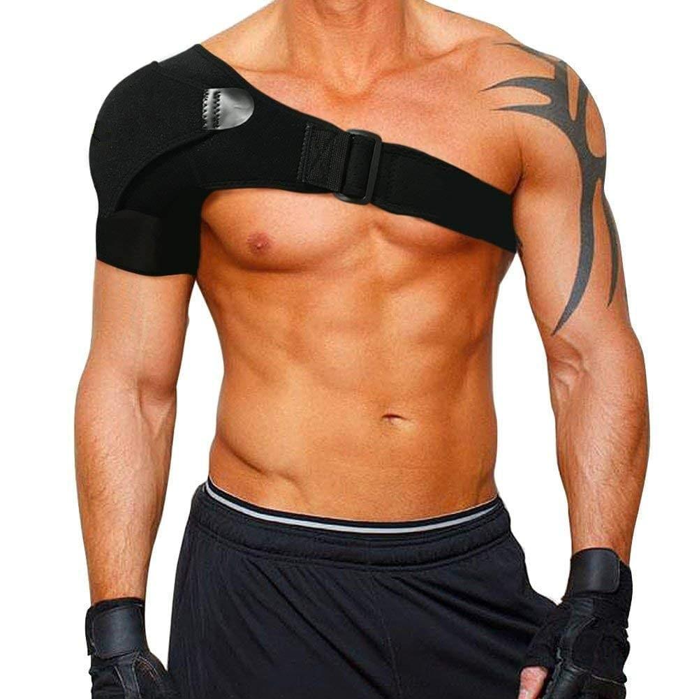 Shoulder Brace with Pressure Pad Neoprene Shoulder Support Shoulder Pain Ice Pack Shoulder Compression Sleeve - Ammpoure Wellbeing