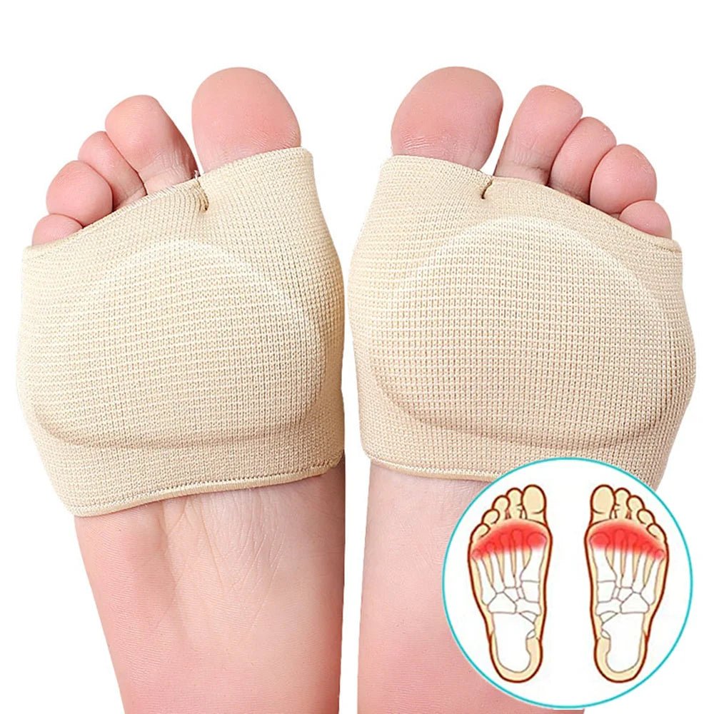 Silicone Metatarsal Pads Toe Separator Pain Relief Forefoot Socks Insole Bunion Orthotics Hallux Valgus Corrector Foot Care Tool - Ammpoure Wellbeing