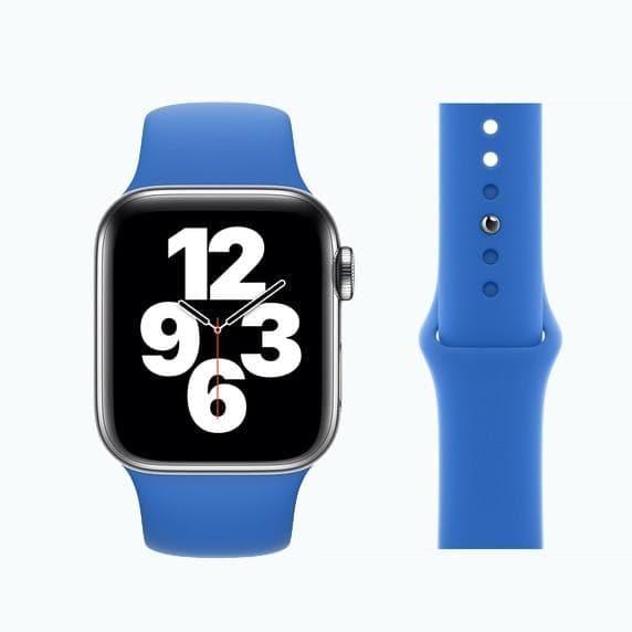 Silicone Strap For Apple Watch Band 44mm 40mm - Ammpoure Wellbeing