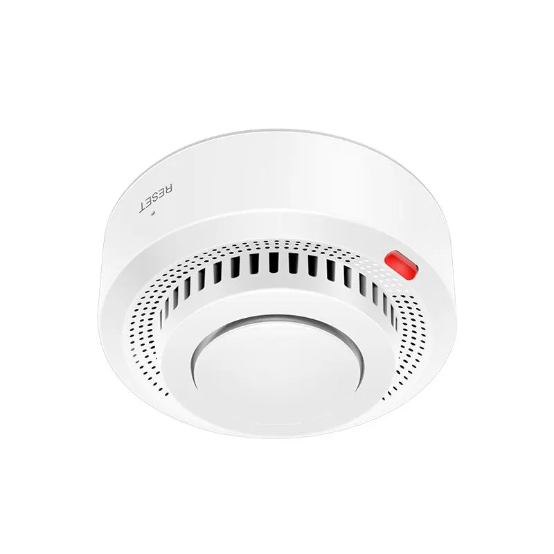 Smart Smoke Detector Security Protection Smoke Alarm Fire Protection For Home Security System Via Smart Life App - Ammpoure Wellbeing