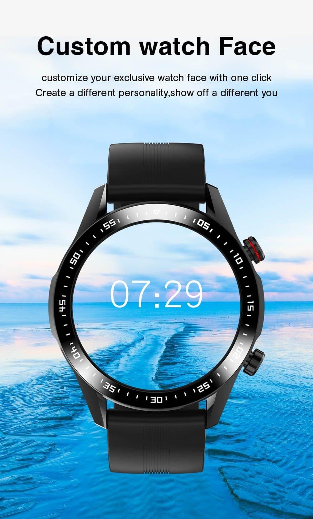 Smart Watch Women Men with Bluetooth Call For Android, IOS - Ammpoure Wellbeing