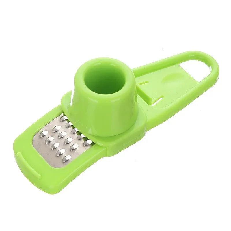 Stainless Steel Garlic Press Crusher Manual Garlic Mincer Chopping Garlic Tool Fruit Vegetable Tools Kitchen Accessories Gadget - Ammpoure Wellbeing