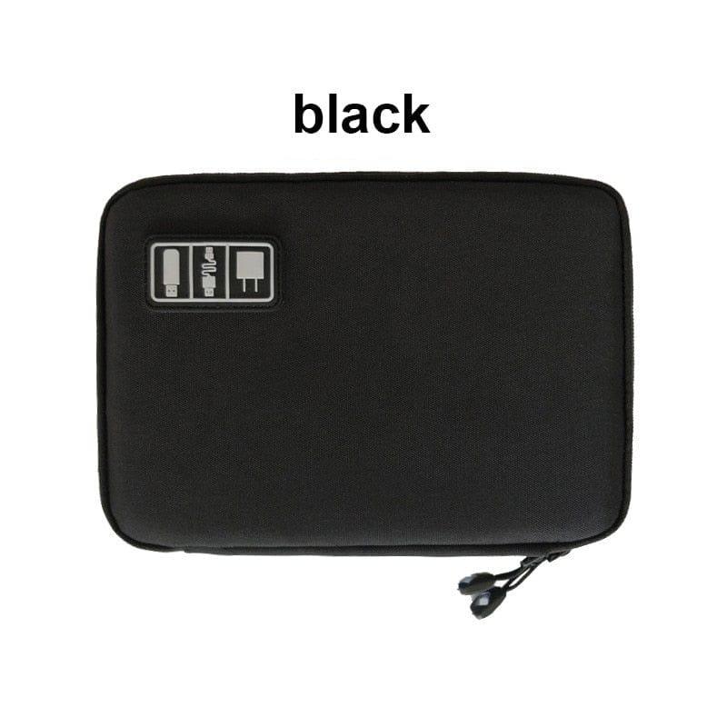 Storage Bag Electronic Accessory Organizer Portable Usb Data Cable Charger Plug Travel Waterproof Organizer - Ammpoure Wellbeing