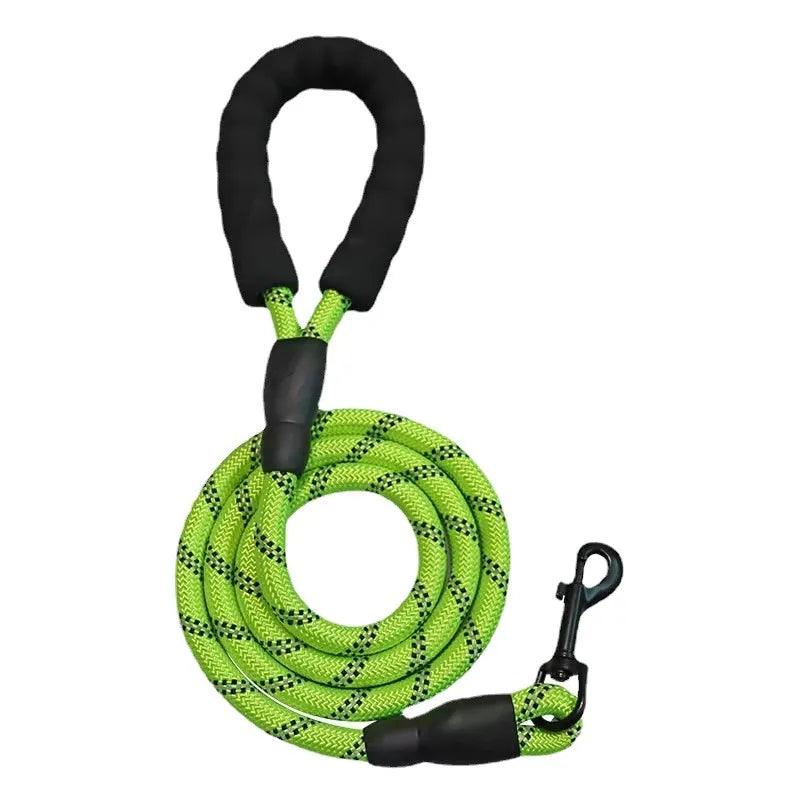 Strong Dog Leash Pet Leashes Reflective Leash For Big Small Medium Dog Leash Drag Pull Tow Golden Retriever - Ammpoure Wellbeing