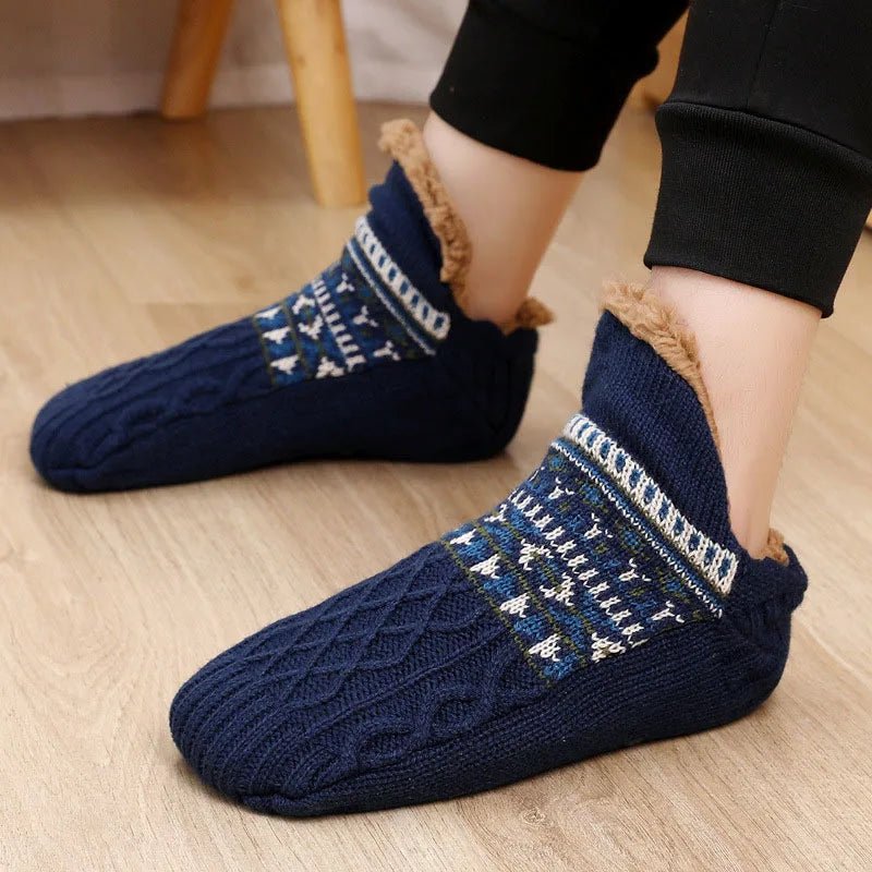 Super Warm Winter Non - slip Floor Socks Women Men Snow Socks Sleep Carpet Socks Slippers Socks Women Velvet Boot Unsiex Home Wear - Ammpoure Wellbeing