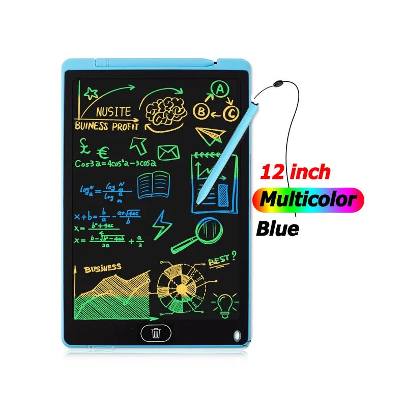 Tablets Electronic Handwriting Pad 12 inch Writing Board Drawing Tablet LCD Screen Writing Tablet Digital Graphic Toys for child - Ammpoure Wellbeing