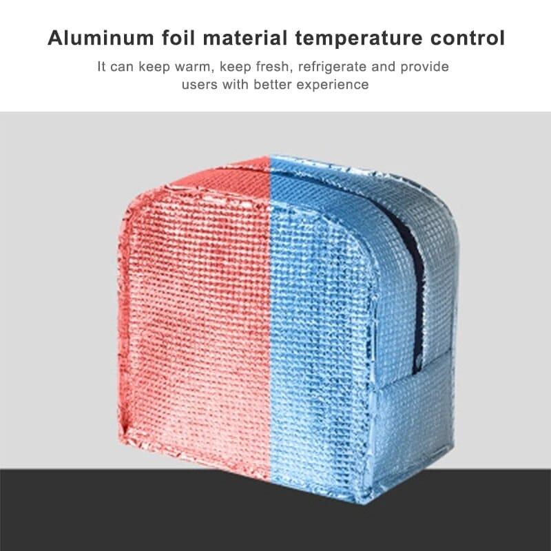 Thermal Bag Aluminum Foil Insulation Bags Portable Pouch Food Picnic Bags Fresh Cooler Large Capacity Lunch Bag for Women Kids - Ammpoure Wellbeing