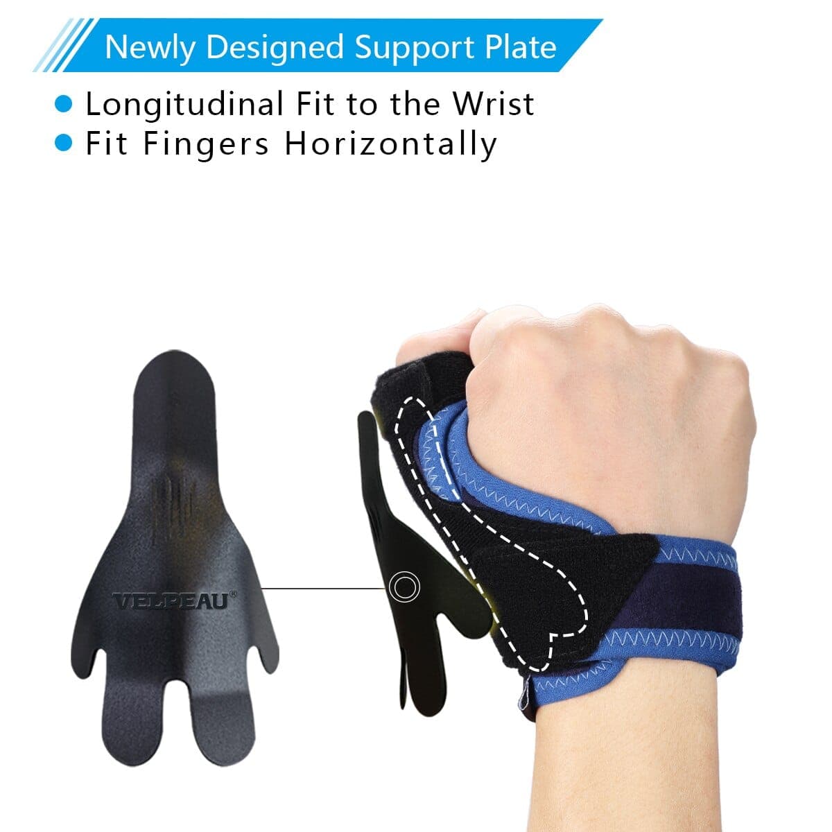 Thumb Splint with Wrist Support Brace Thumb Brace for Tendonitis Pain Relief Octopus - Shaped Splint Fits The Thumb Well - Ammpoure Wellbeing