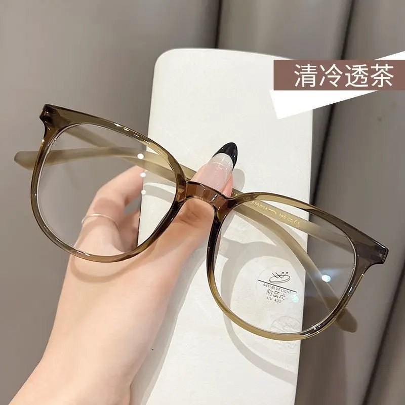 Transparent Computer Glasses Frame Women Men Anti Blue Light Round Eyewear Blocking Glasses Square Optical Spectacle Eyeglass - Ammpoure Wellbeing