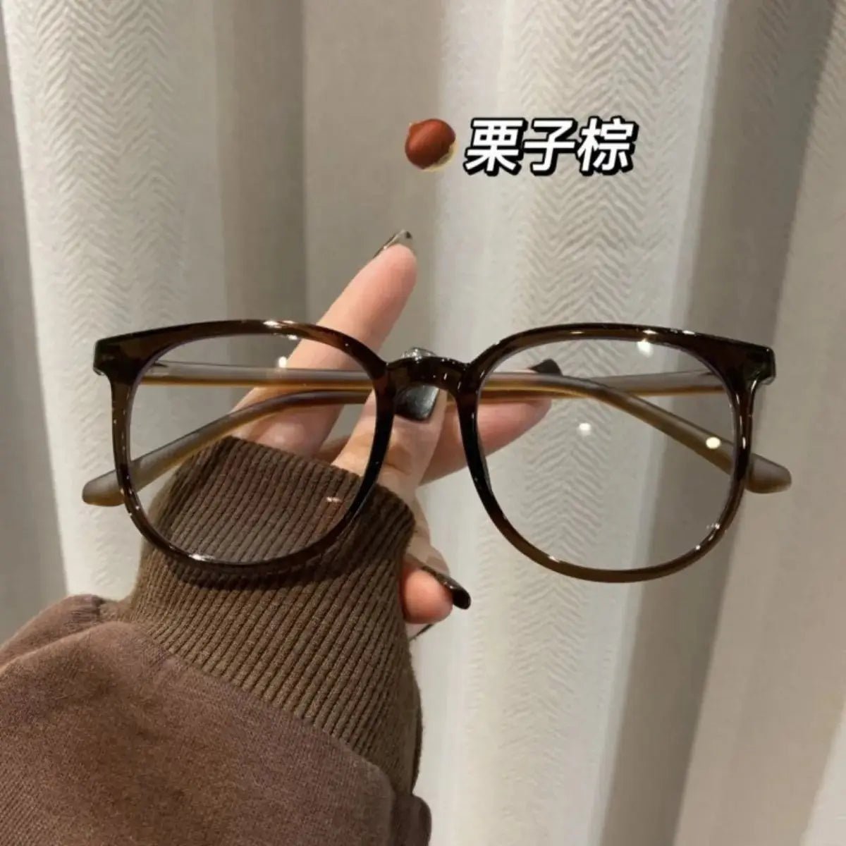 Transparent Computer Glasses Frame Women Men Anti Blue Light Round Eyewear Blocking Glasses Square Optical Spectacle Eyeglass - Ammpoure Wellbeing