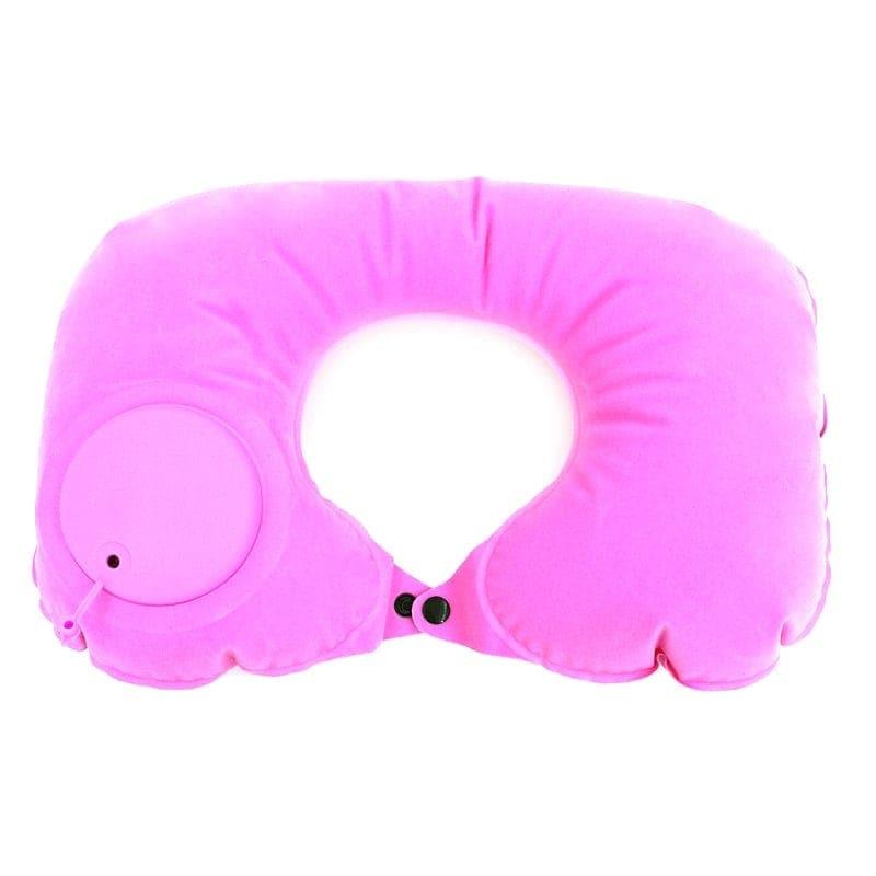 Travel Pillows Airplanes Inflatable Super Light Portable Neck Pillow U - Shape Automatic Inflatable Cervical Vertebr Pillow - Ammpoure Wellbeing
