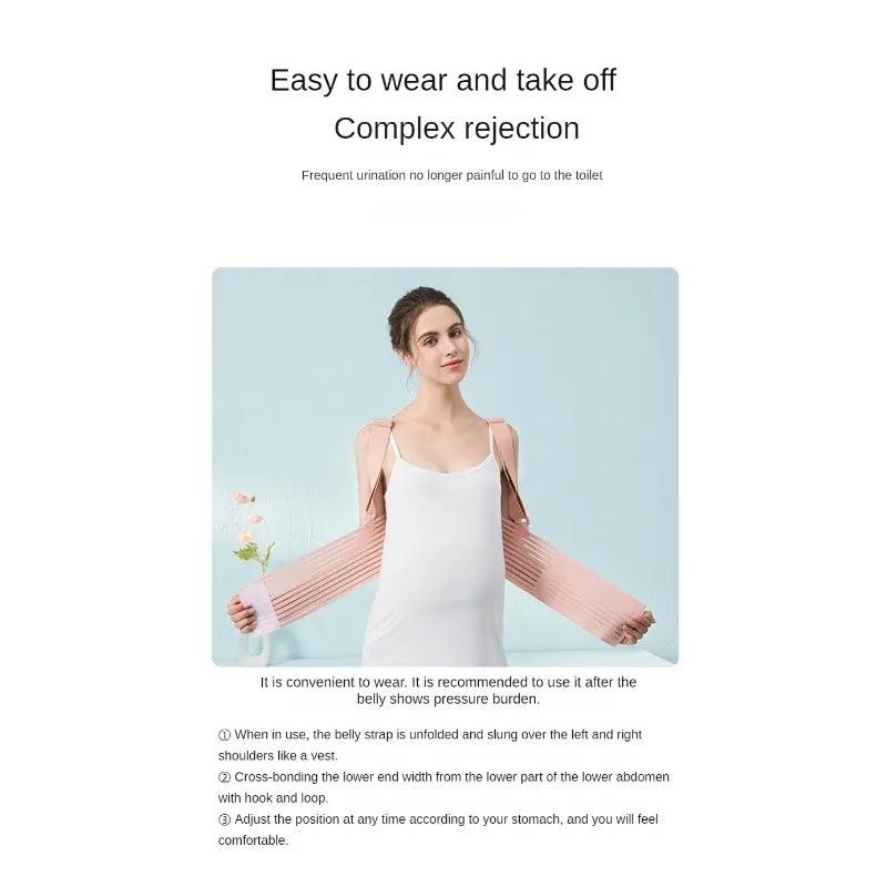 Ultra Breathable Maternity Belly Band Thin Tummy Tow Pouch Relief Maternity Belly Band - Ammpoure Wellbeing