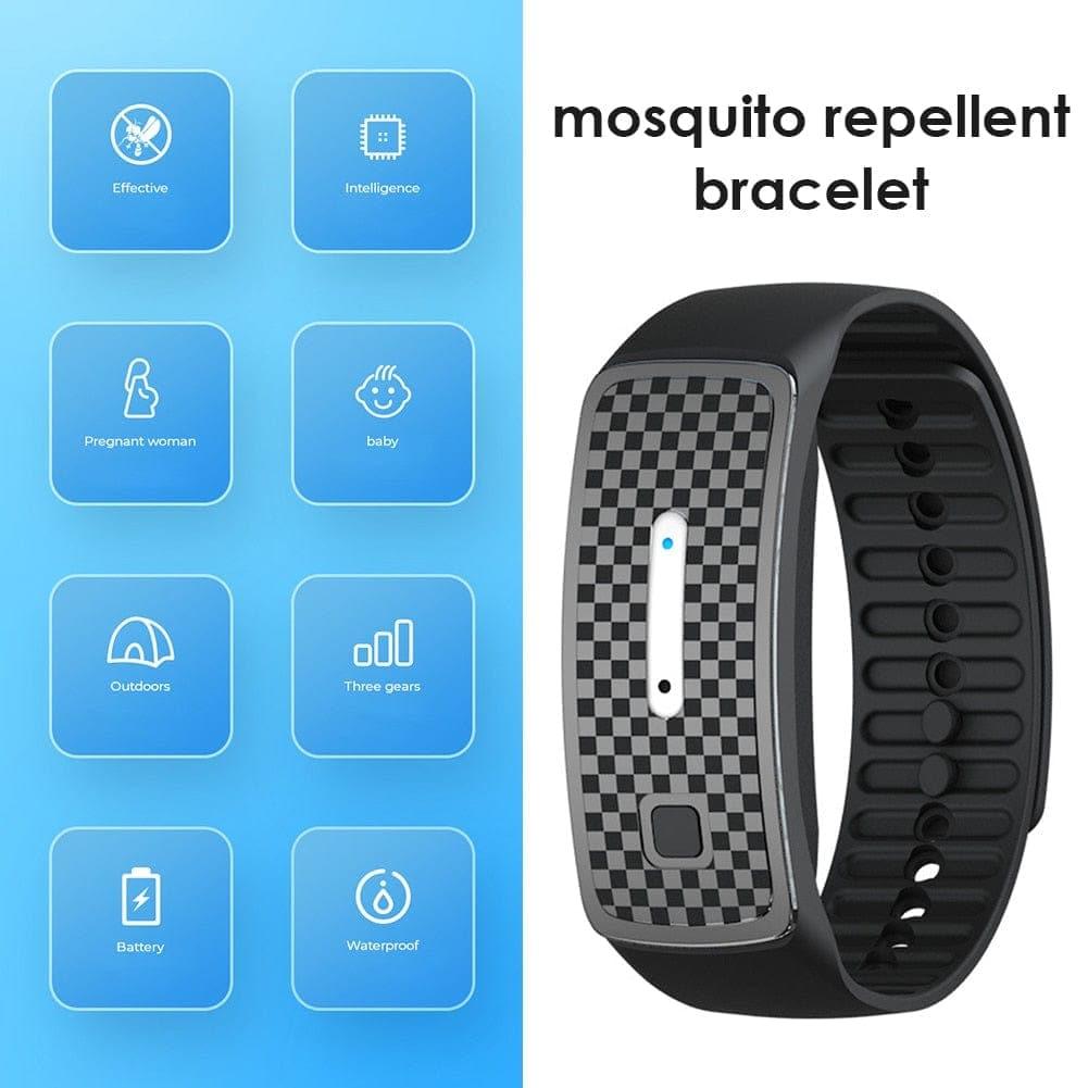 Ultrasonic Mosquito Repellent Bracelet - USB Charging UK - Ammpoure Wellbeing