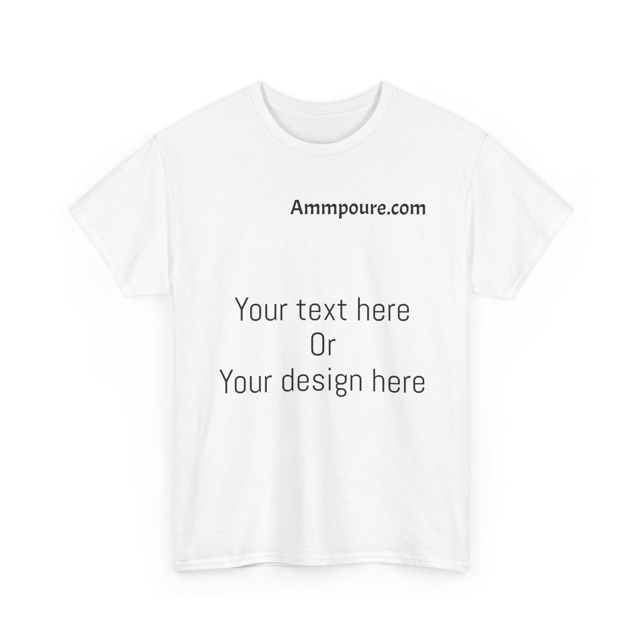 Unisex Heavy Cotton Tee - Ammpoure Wellbeing