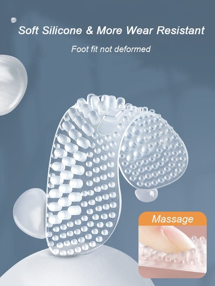 Upgrade Silicone Heel Stickers Heels Grips for Women Men Anti Slip Heel Cushions Non - Slip Inserts Pads Foot Heel Care Protector - Ammpoure Wellbeing