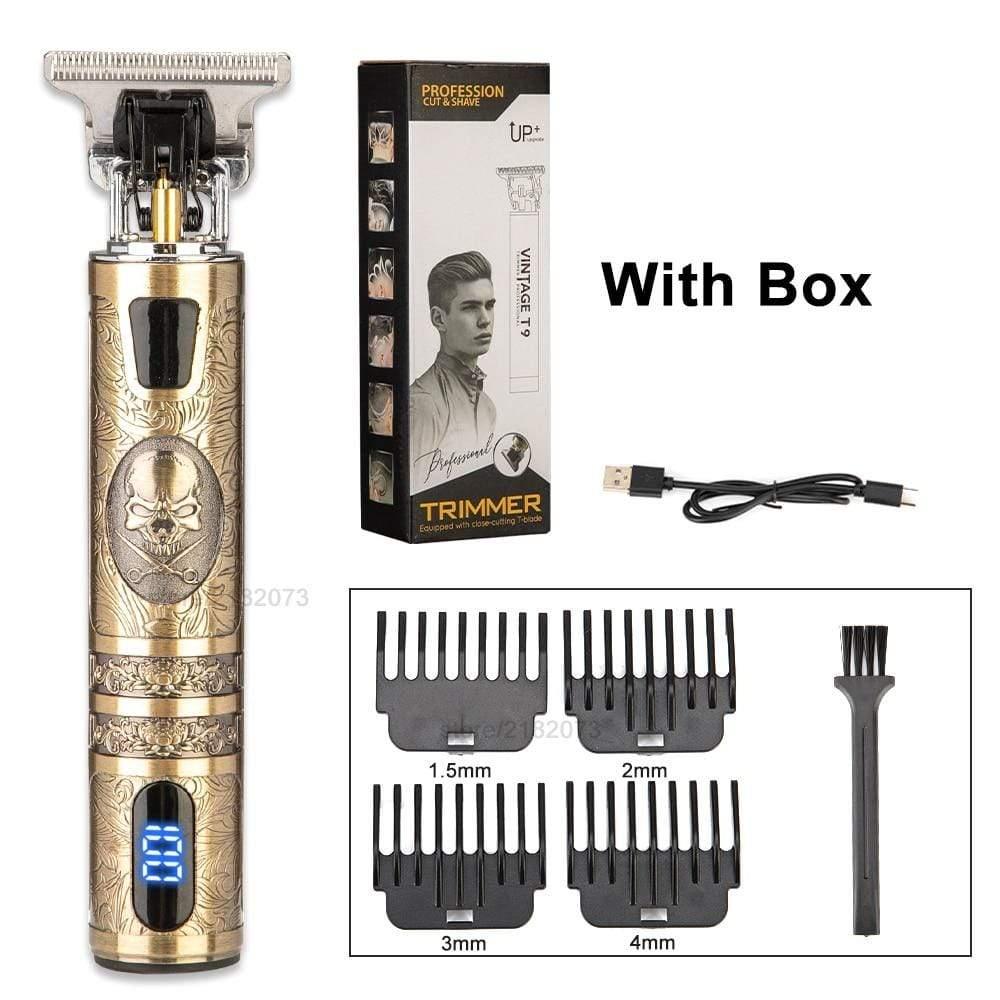 Upgraded Mens Hair, Beard Clippers (with LCD option) - Ammpoure Wellbeing