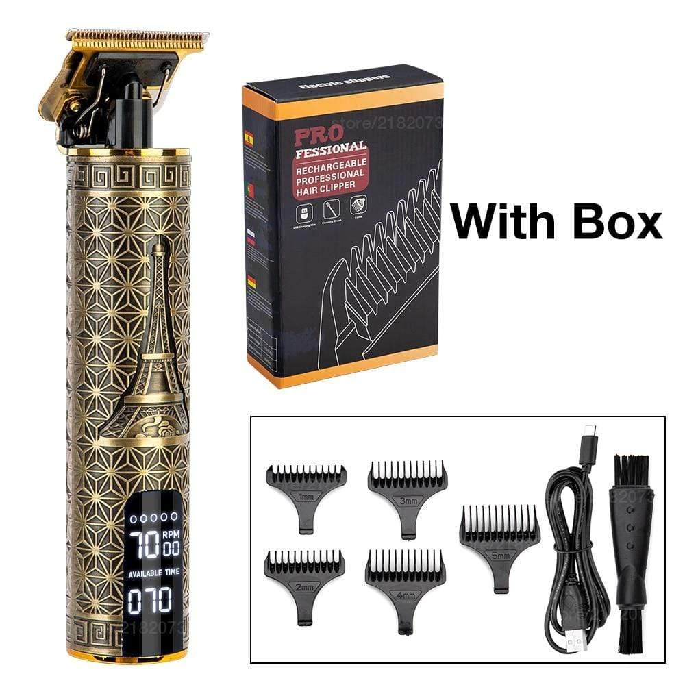 Upgraded Mens Hair, Beard Clippers (with LCD option) - Ammpoure Wellbeing